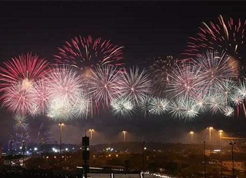 汝南县焰火晚会